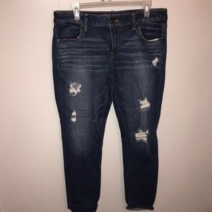 American Eagle Ripped Skinny Jeans